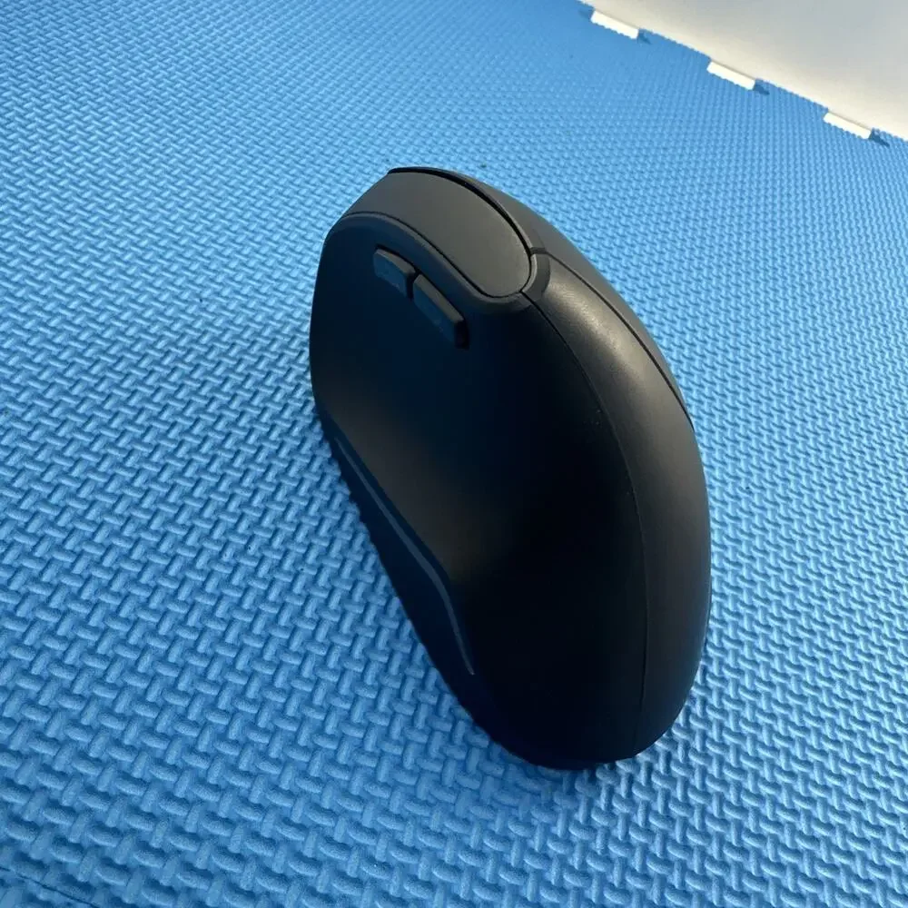Bluetooth Wireless Vertical Mouse Black - Silent Noiseless Ergonomic Design